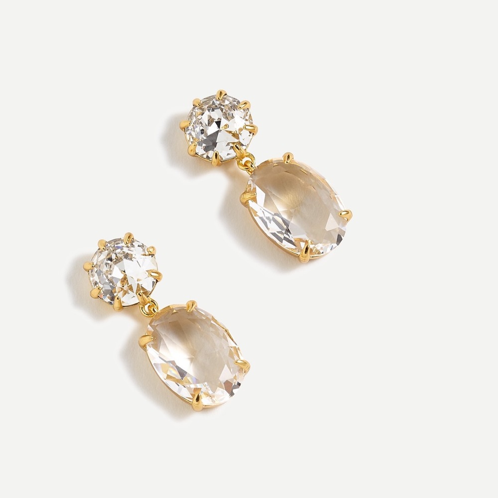 NWT J. CREW Oval Drop Earrings
